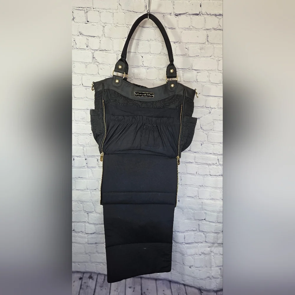 Petunia Pickle Bottom Black Baby Bag